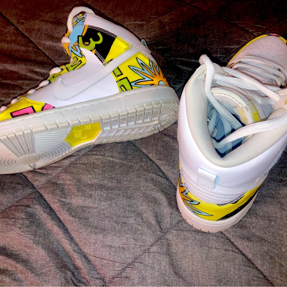 Limited Edition- Nike De La Soul Dunk Highs - Picture 1 of 2